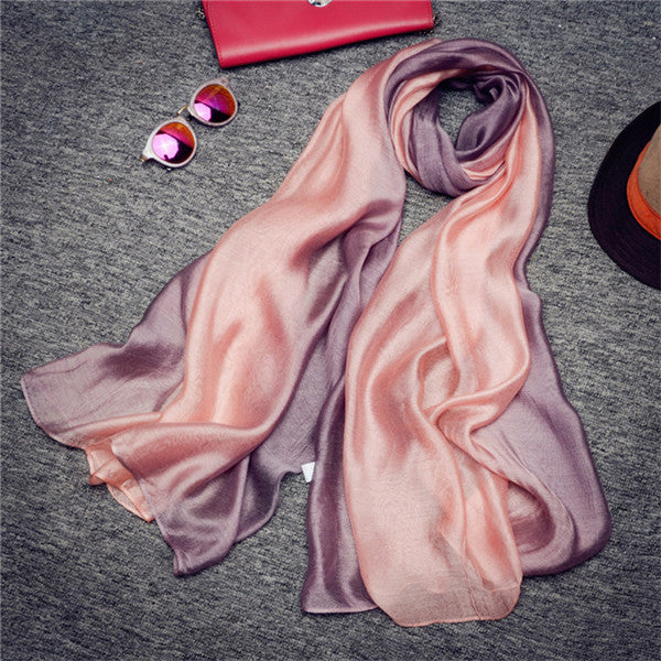 New Silk Pashmina Scarf for Women in Cotton-Linen