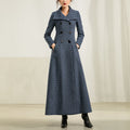 Mid-Length High-End Women's Woolen Coat