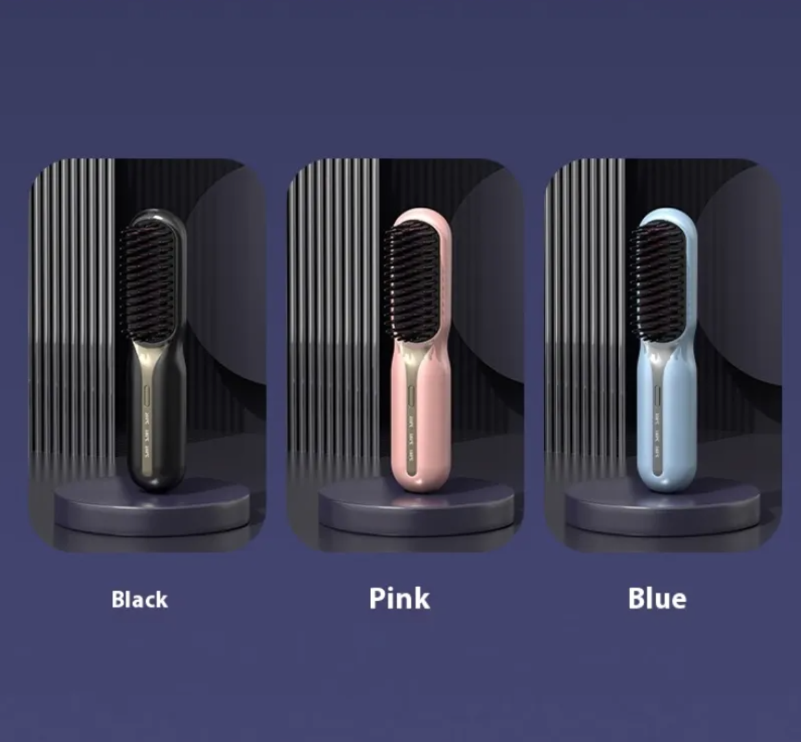 Wireless Charging Hair Straightening Comb