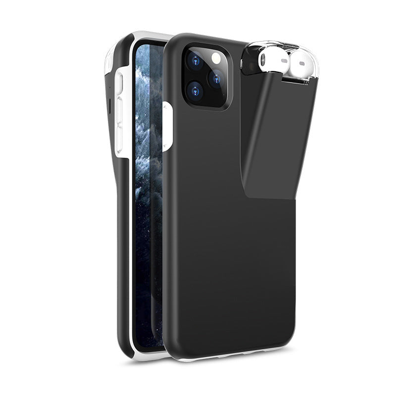 Phone Case with TWS Wireless Earbuds Charging Dock