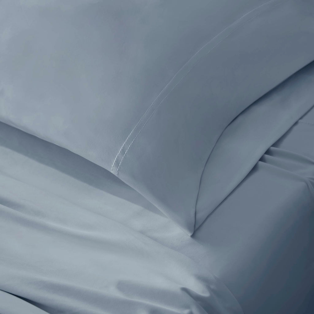 4-Piece Queen Stretch Jersey Sheet Set,Blue