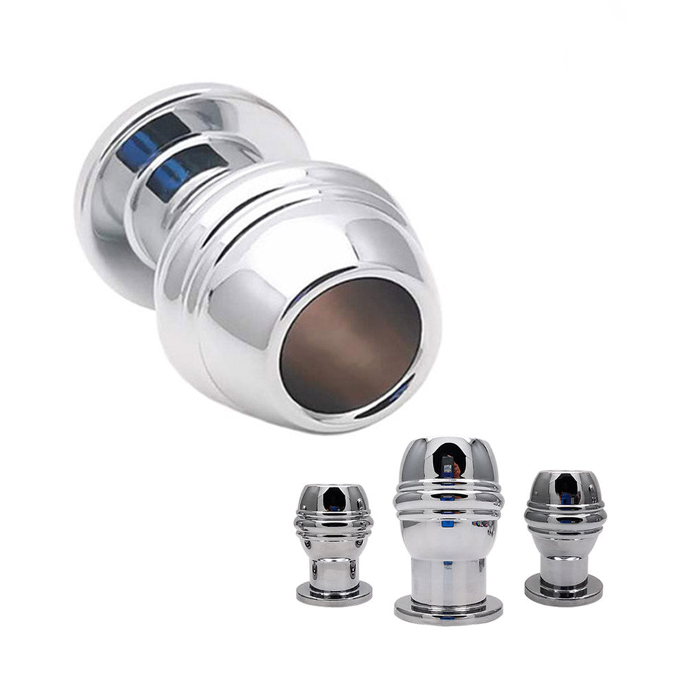 Metal Hollow Anal Plug for Adult Pleasure Use