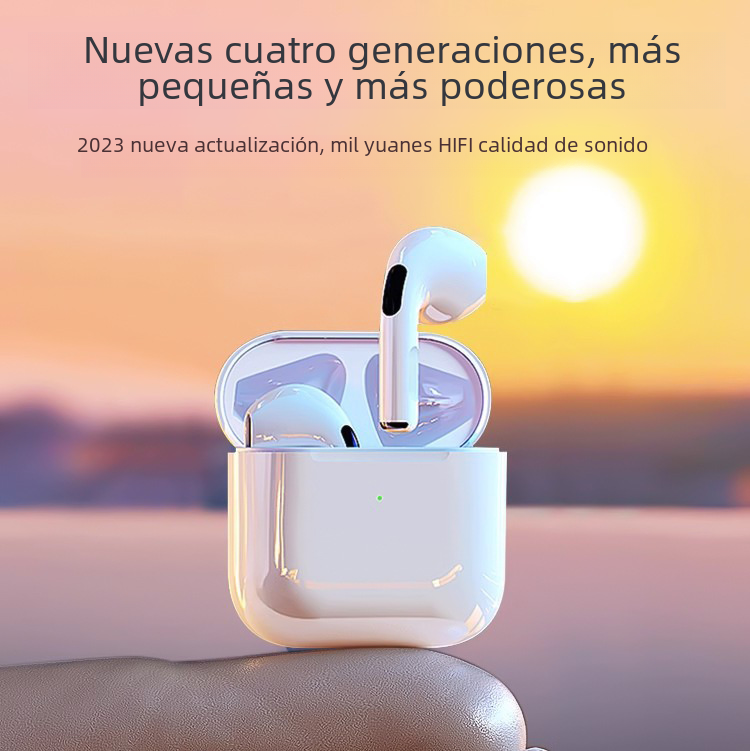 Pro4 True Wireless TWS Bluetooth Earbuds (Macaron)