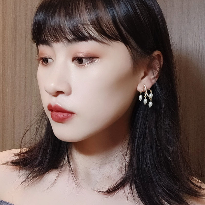Baroque Pearl Branch Earrings for Women 2020 New Style