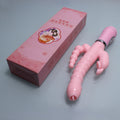 "Rechargeable Vibrating Rabbit Butt Plug for Women"
