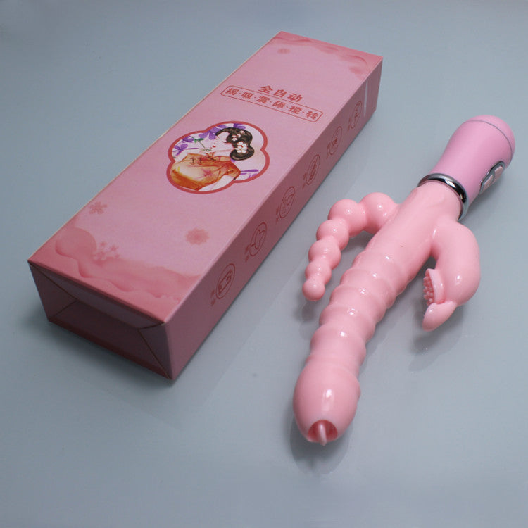"Rechargeable Vibrating Rabbit Butt Plug for Women"