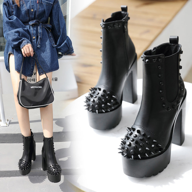 New High Heeled Ankle Boots for Fall/Winter Performances