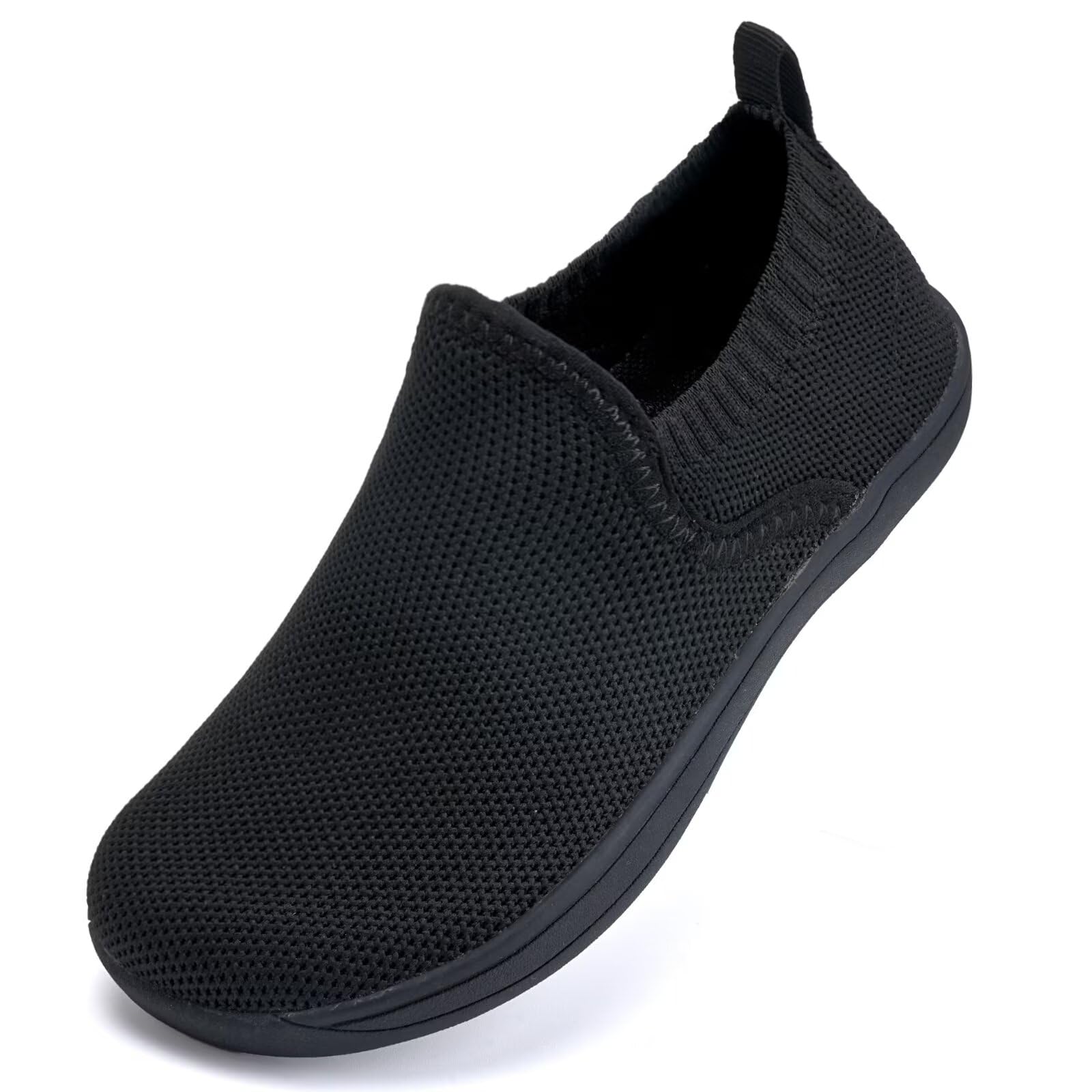 WateLves Toddler Boys Girls Sneakers Wide Barefoot Shoes Lightweight-Breathable-Water-Shoes Minimalist-Slip-on-Walking-Shoes(Black31)