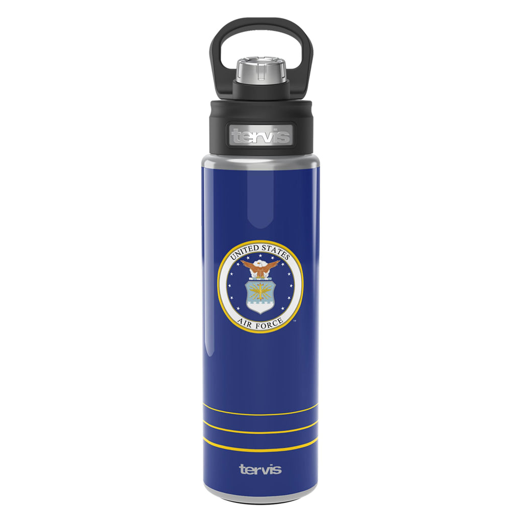 Tervis Air Force Logo Seal Water 24oz Wide Mouth Bottle Stainless Steel