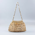 Luxury Designer Silver Metal Evening Clutch Bag