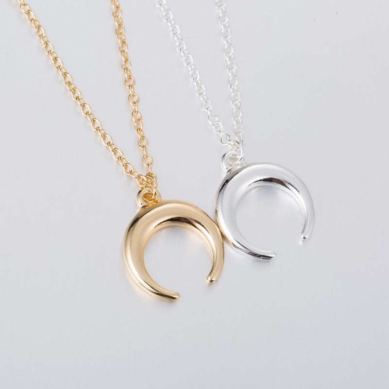 Crescent Moon Bracelet, Star Necklace, Face Earrings