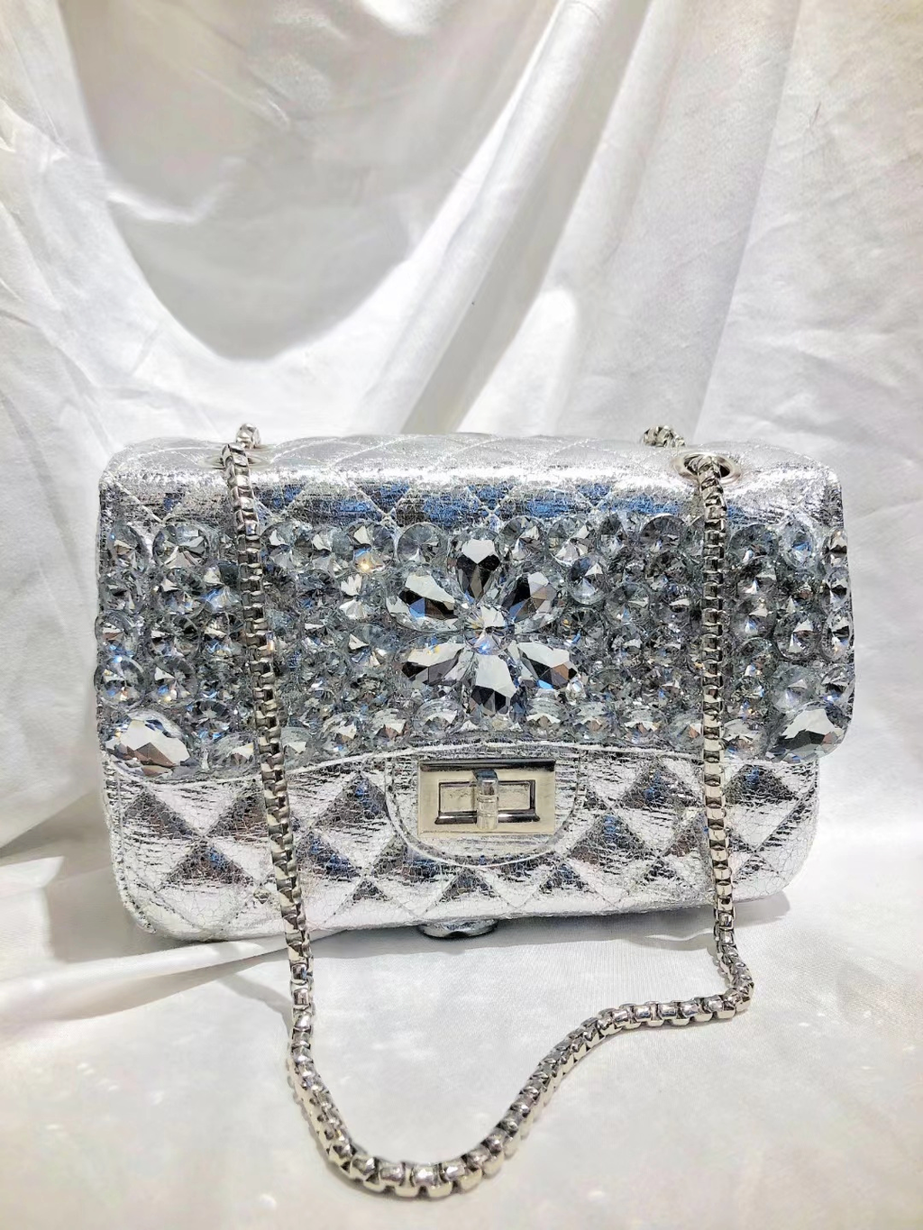 Diamond Rhinestone Clutch Shoulder Crossbody Bag