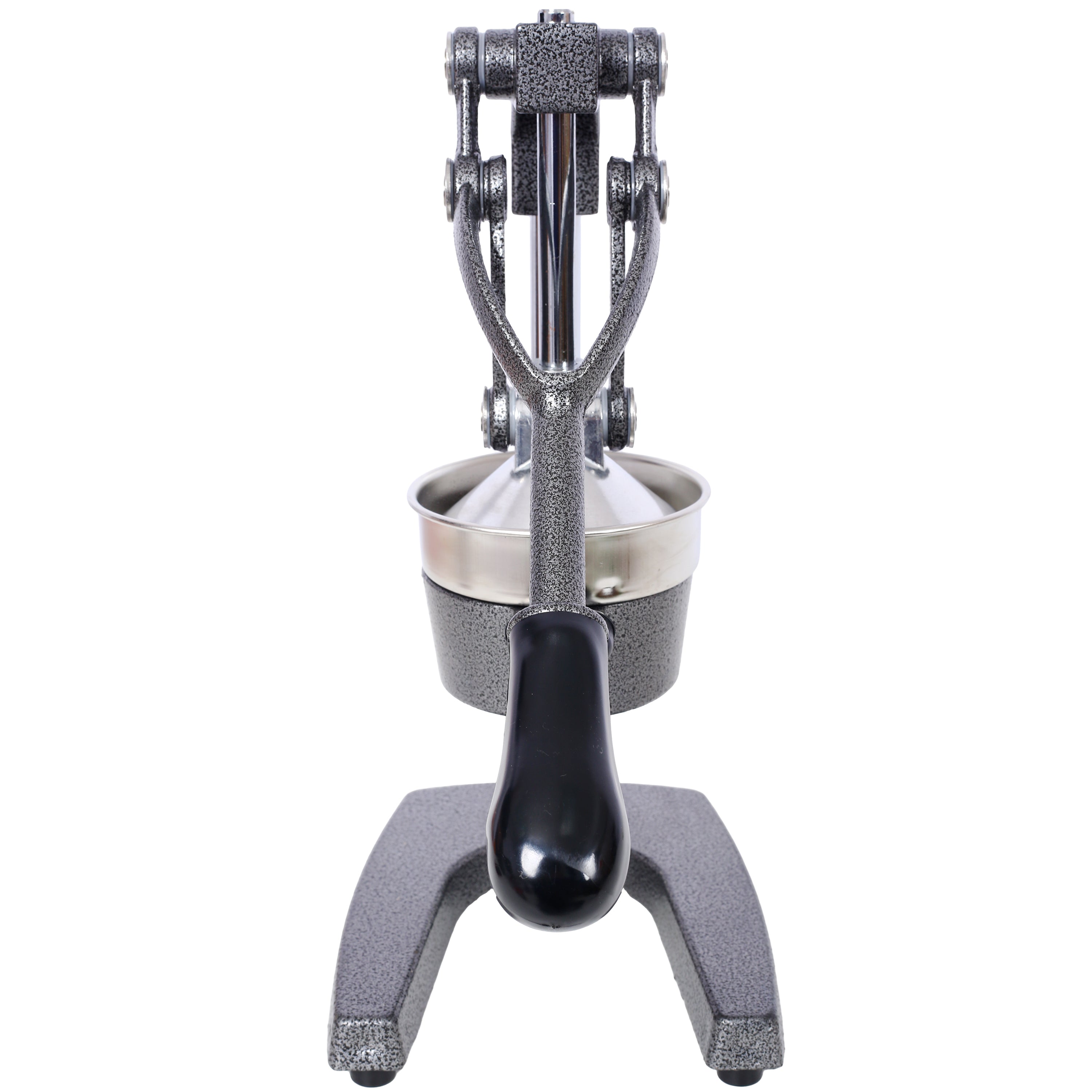 Cast Iron Citrus Juicer, Extra-Large Commercial Grade Manual Hand Press , Heavy Duty Countertop Squeezer for Fresh Orange Juice ,grey color