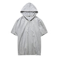 Men's Hooded Short Sleeve Casual Sweatshirt
