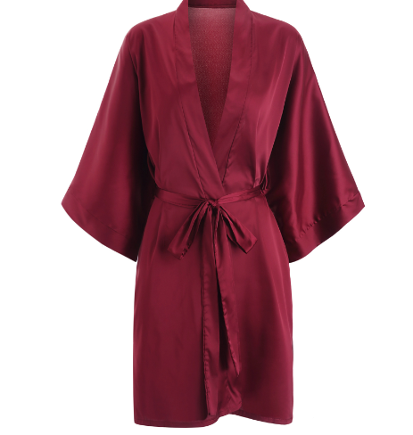 Women's Silk Robe and Loungewear Set (New Autumn Style)