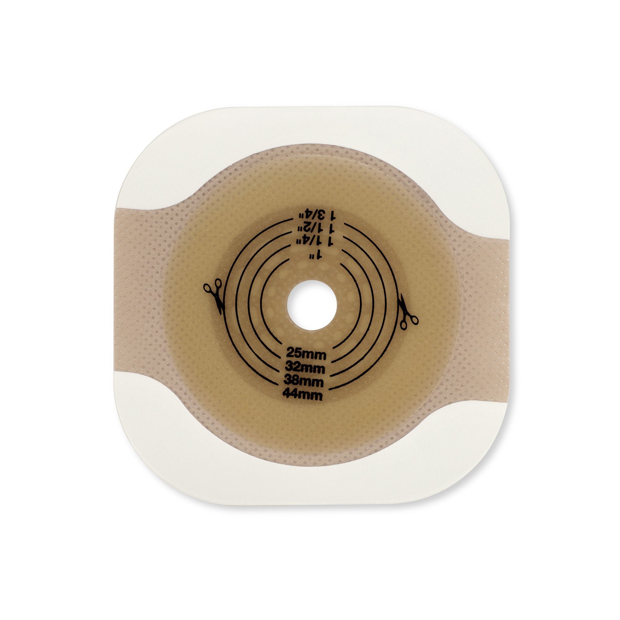 New Image™ Flat CeraPlus™ Ostomy Barrier with Tape Borders, 44 mm Flange, 25 mm 112014