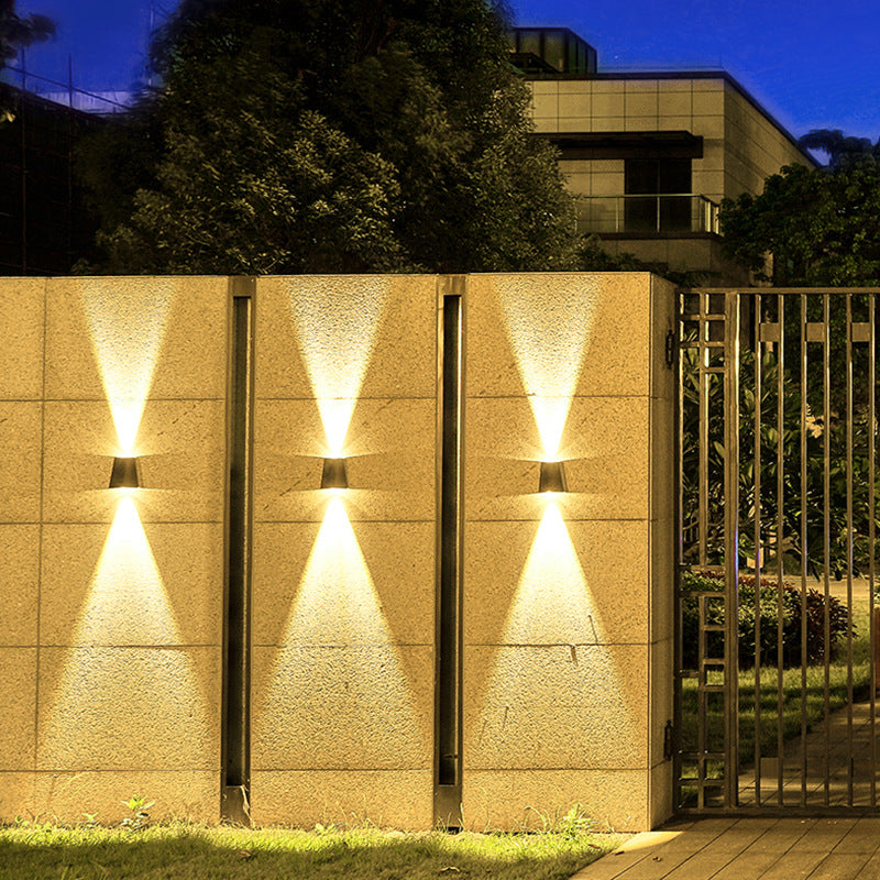 Solar Outdoor Wall Light - Modern Waterproof Landscape Lamp