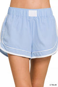 Zenana Soft Woven Lined Dolphin Shorts