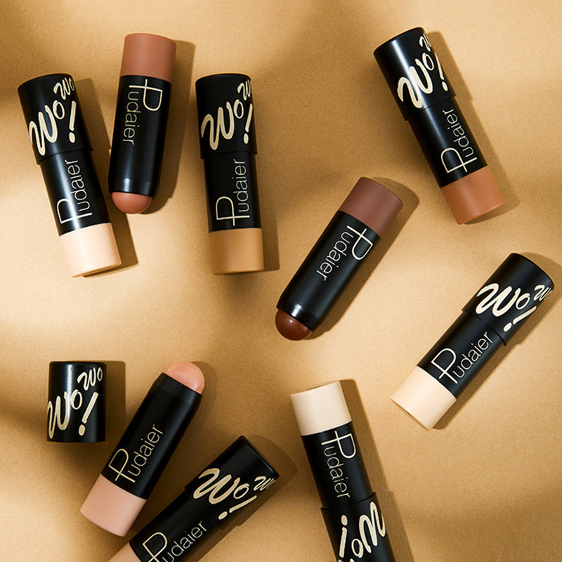 Pudaier Long-lasting Matte Foundation Stick for Dark Skin