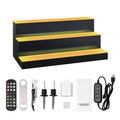 LED Lighted Liquor Bottle Display Bar Shelf RF & App Control 24' 3-Step