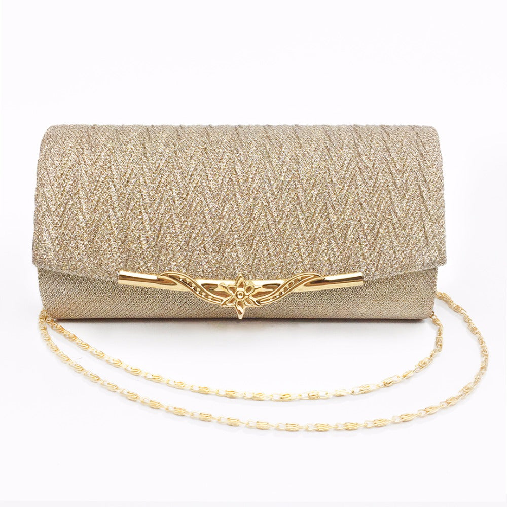 Fashion Women's Glitter Evening Clutch Shoulder Bag