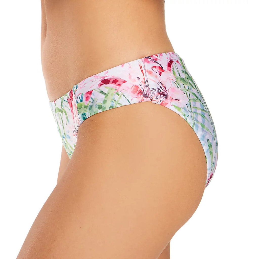 Becca Womens Floral Lined Swim Bottom Separates, Ivory XL