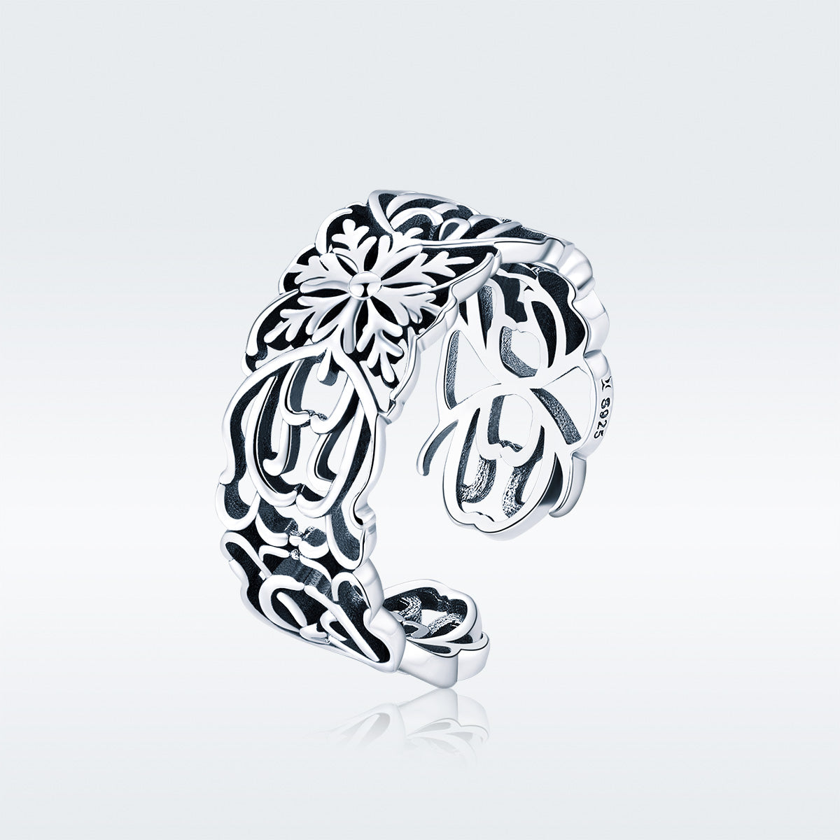 S925 Sterling Silver 0.8cm Width Ring