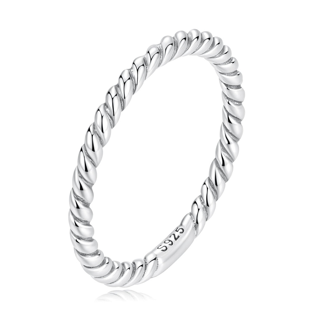 925 Sterling Silver Oxidized Ring Size 6.0 for Women
