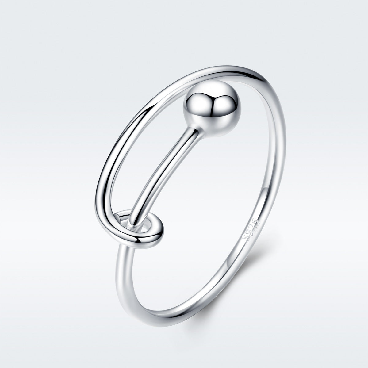 925 Sterling Silver Rings 0.4cm Width for Women