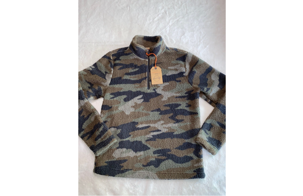 Weatherproof Mens Vintage Camo Sweatshirt, Size Medium