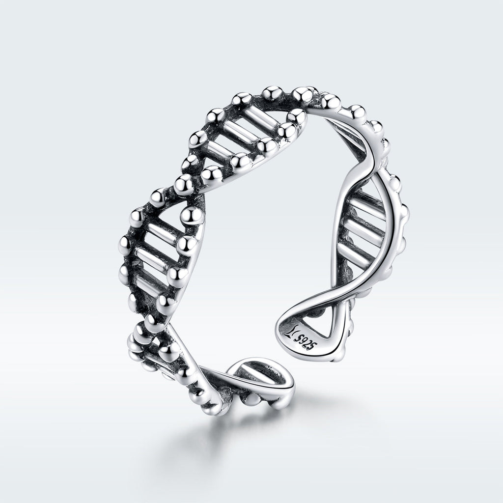 925 Sterling Silver Oxidized Ring for Women
