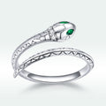 925 Sterling Silver Oxidized Pavé Setting CZ Slim Ring for Women