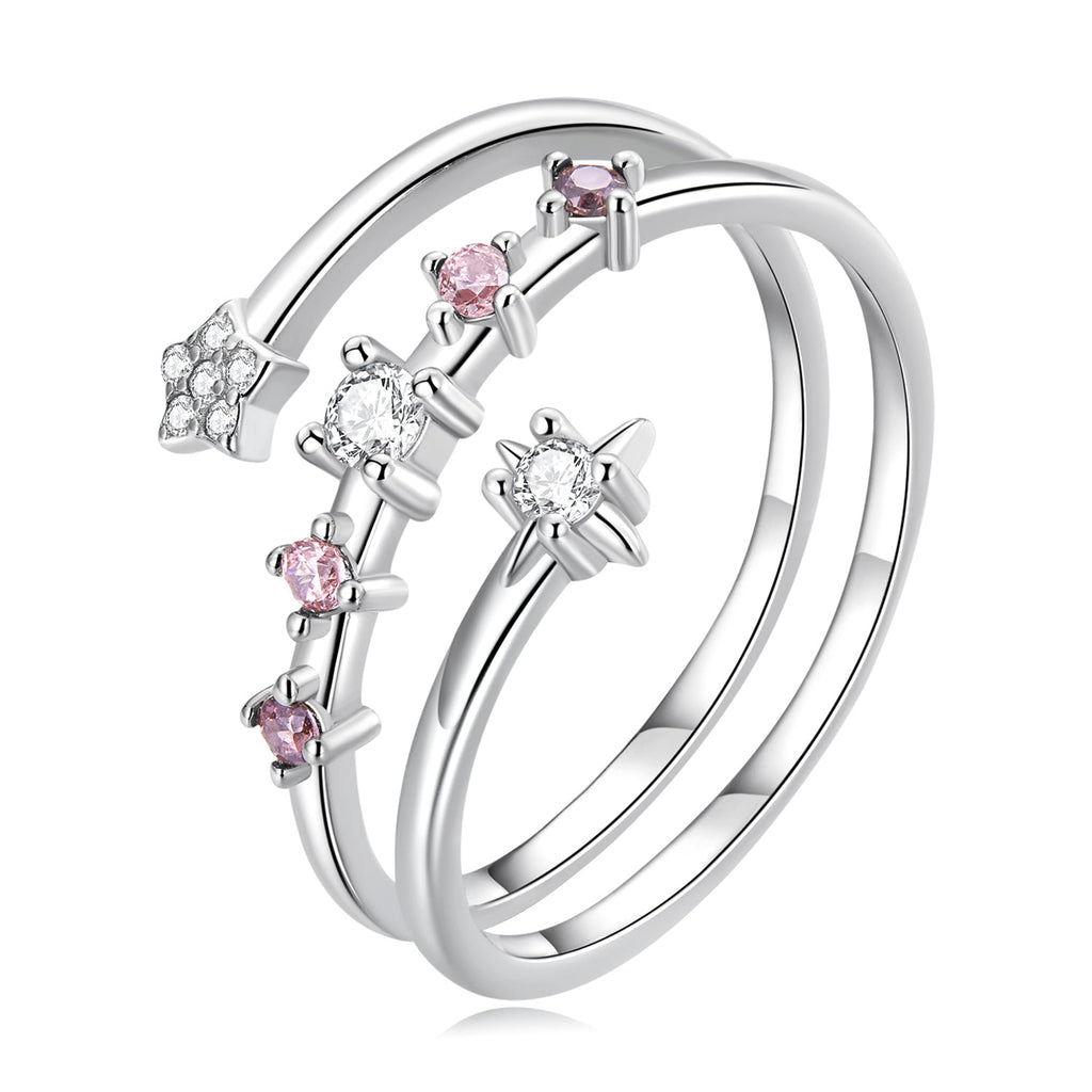 925 Sterling Silver CZ Pavé Ring