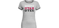University of Utah Utes Women’s Ringer Tee, Size XL