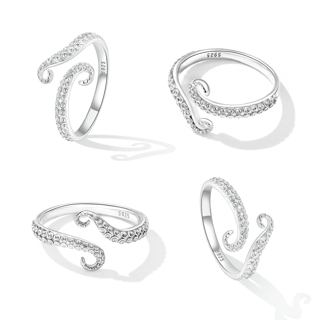 S925 Sterling Silver 0.2cm Platinum Plated Ring