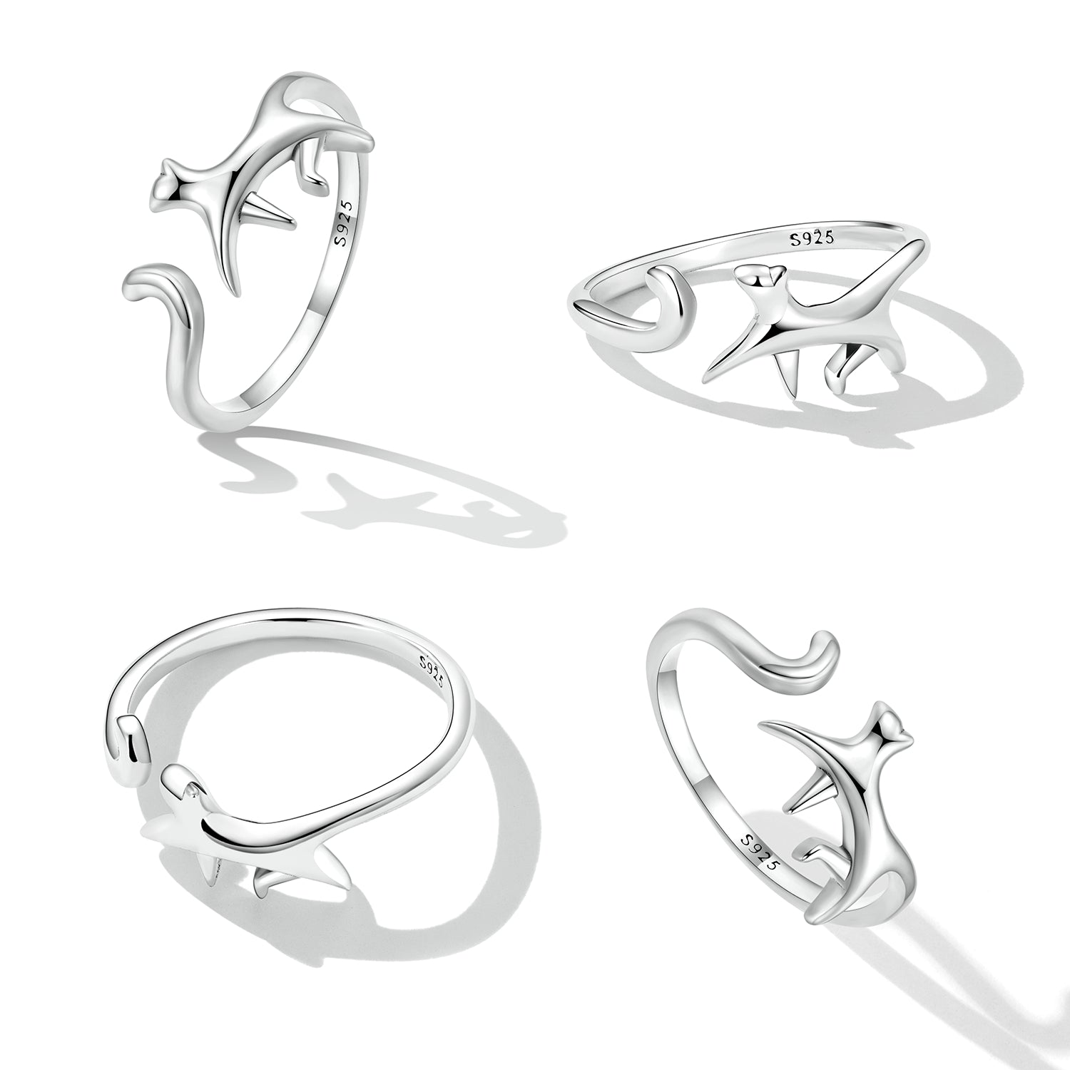 925 Sterling Silver Oxidized Ring for Women
