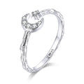925 Sterling Silver Custom Ring with Pavé Setting CZ