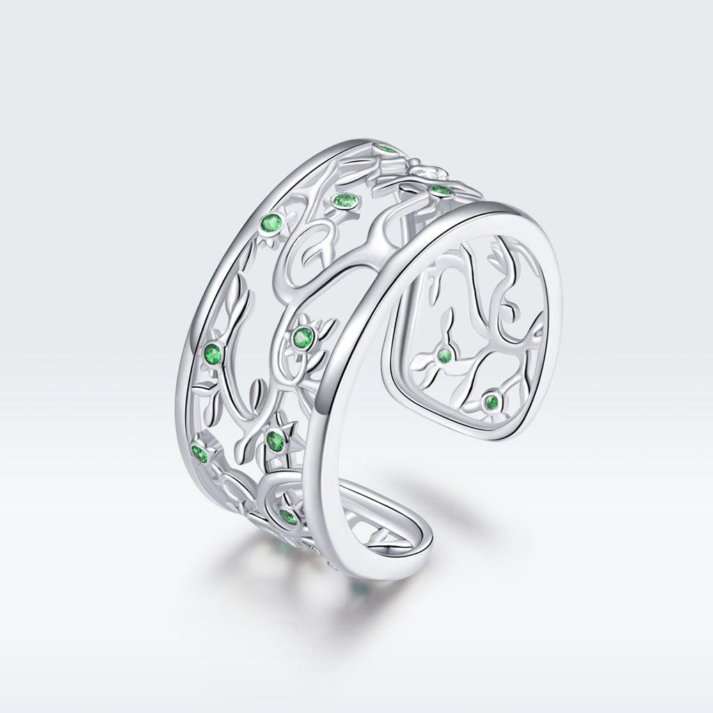 S925 Sterling Silver Pavé Setting CZ Ring