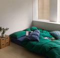 Duo Bedding Set / Green + Blue