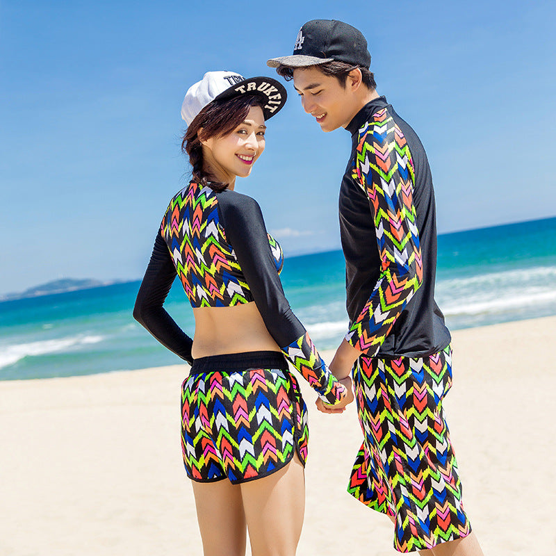 New Couple Beach Set - Women's Bikini and Swimwear
