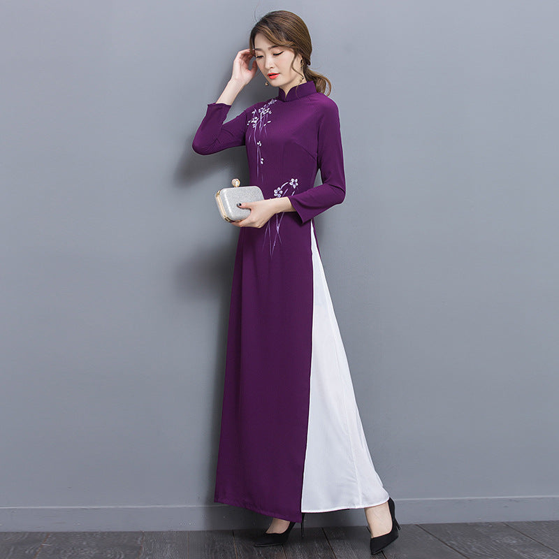 Improved Cheongsam, Tea Dress, Vintage Dress
