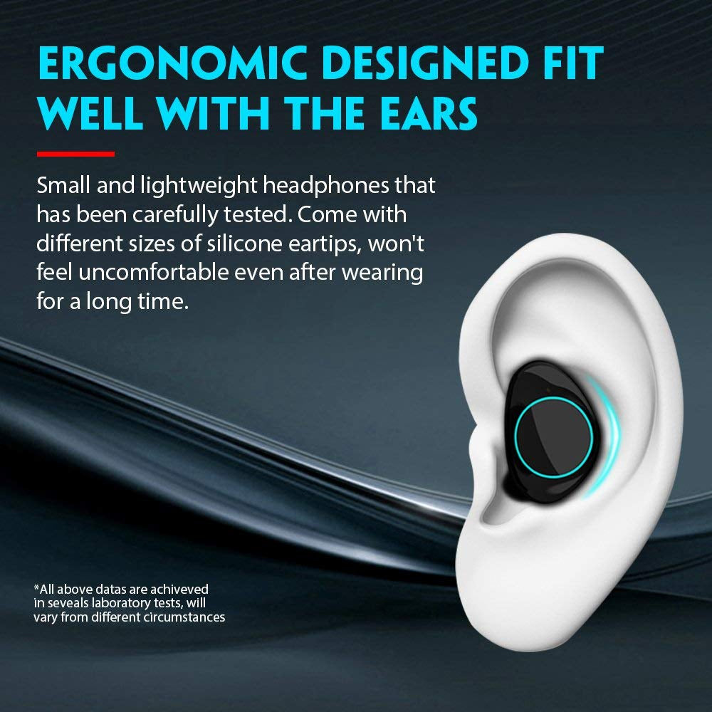 TWS Bluetooth 5.0 Wireless Earbuds with Power Bank