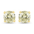 1.15 Carat Genuine LB Diamond 14K Yellow Gold Earrings