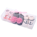 Cute Cartoon Polka Dot Baby Socks with Bow Set
