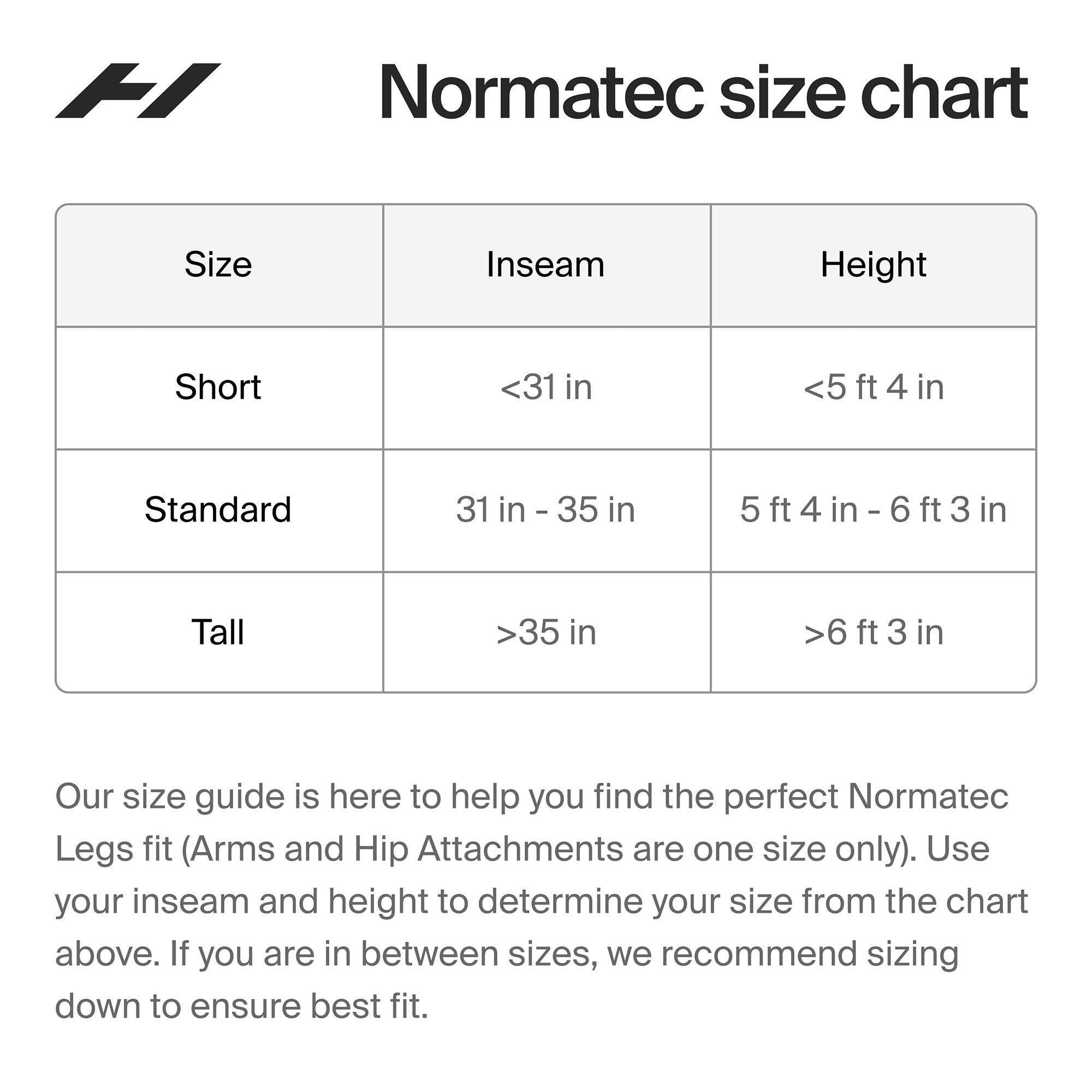 Hyperice Normatec Elite Compression Massage Garment, for Users 5'4" – 6'3" 69000 001-03