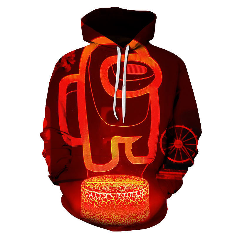 "New Fashion Among Us Hoodie with 3D Digital Print"