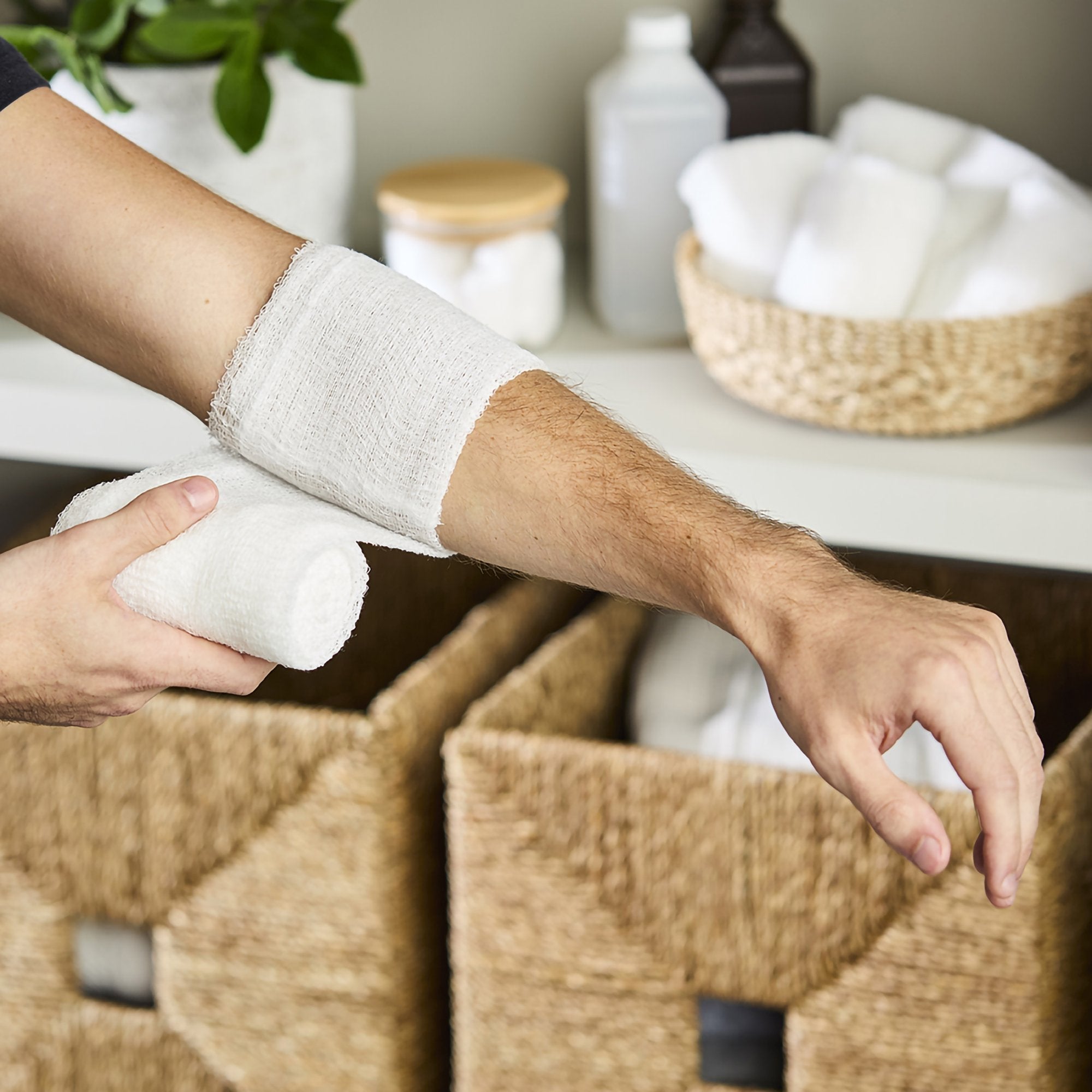 CareStock™ Nonsterile Gauze Bandage Roll, Sterile, 4.5 Inch x 4.1 Yard CS4064