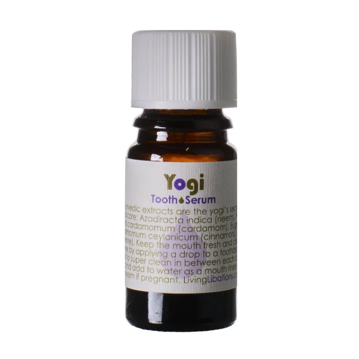 Living Libations - Organic Yogi Tooth Serum | Natural Wildcrafted Clean Beauty (.17 fl oz | 5 ml)