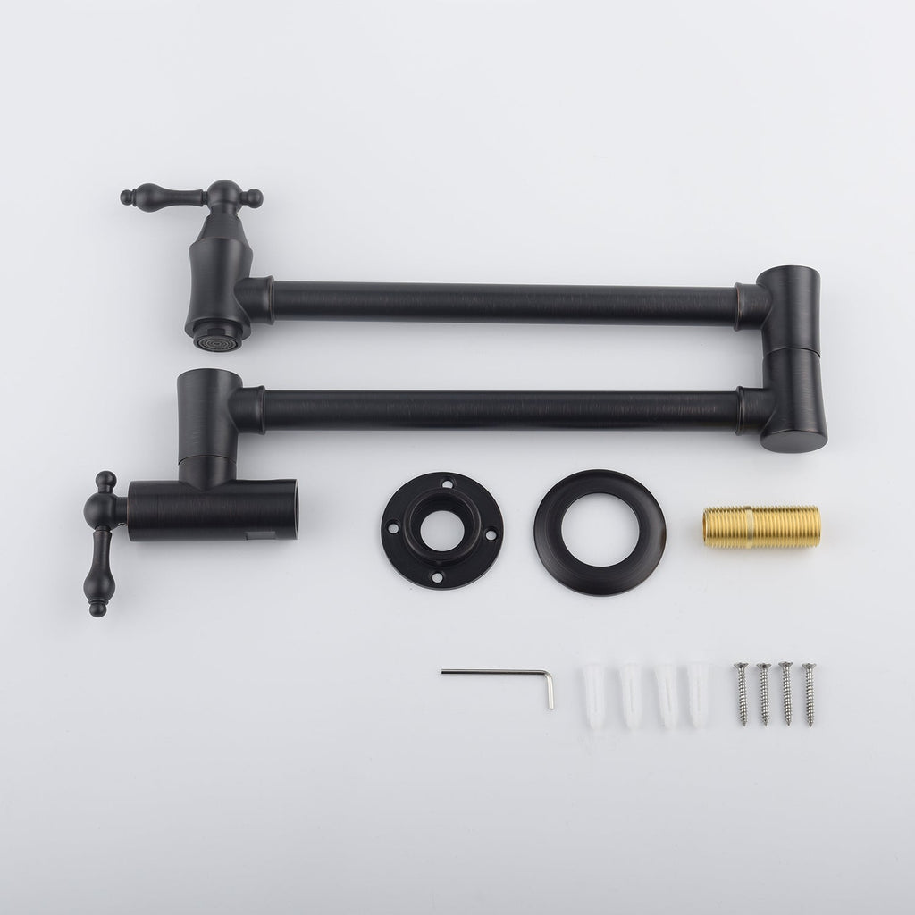 Wall Mount Folding Kitchen Pot Filler Faucet