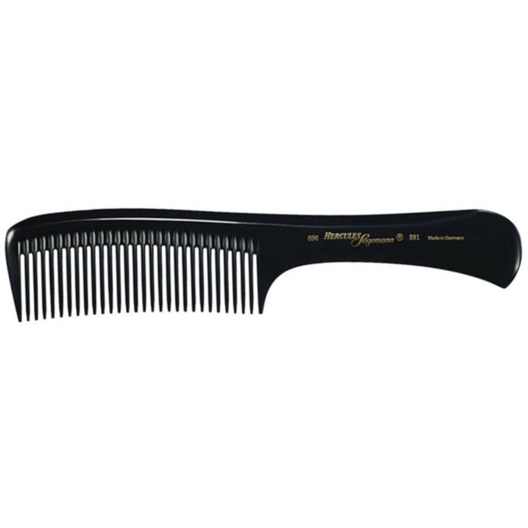 Hercules Sagemann Seamless Handle Detangling Hair Comb 22.7 cm Length
